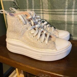 Converse Sherpa all star move platform “perfect is not perfect” sneaker size 6